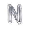 Kép 1/2 - Fólia lufi "N" betű ezüst, 86 CM