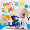 Kép 2/2 - Happy Birthday bubble lufi, 50 cm