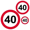 Kép 2/2 - Matrica 40 -s szülinapi, 8 db