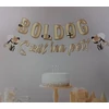 Kép 1/3 - Boldog Szülinapot banner, 5 m arany 