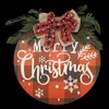 Kép 3/3 - Karácsonyi Merry Christmas Ledes Ajtó dísz