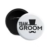 Kép 2/3 - Team Groom  fehér kitűző - legénybúcsúra - 5 db 