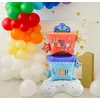 Kép 4/5 - Emeletes torta alakú talpas fólia lufi - Happy Birthday 