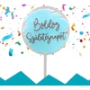 Kép 2/3 - Boldog születésnapot kerek tortabeszúró - Kék - 