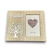 Kép 1/2 - Család képkeret fa – elegáns emlékkeret 10x15 cm fotóhoz