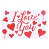 Kép 1/2 - Lufi matrica felirat I love you