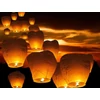 Kép 3/3 - Lebegő szerencse piros lampion, 80 cm