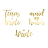 Kép 1/4 - Team Bride  arany tetoválás lánybúcsúra, 12 db