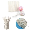 Kép 2/7 - Papír nyalóka és cake pop pálcika - fehér 12 cm