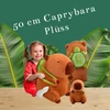 Kép 2/2 - Capybara  Óriás plüss , teknős hátizsákkal, 50 cm