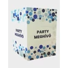 Kép 1/2 - Party meghívó - kék konfetti mintával - 1 db