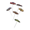 Kép 1/2 - Sportautós torta dekoráció, 6 db
