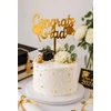 Kép 3/3 - Arany „Congrats Grad” tortabeszúró – diplomaosztóra