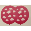 Kép 2/2 - Latex lufi, felhős,változó színekben, 5db, 30 cm