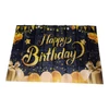 Kép 1/2 - Happy Birthday fekete-arany fotóháttér