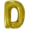 Kép 1/2 - Fólia Lufi "D" betű arany, 86 cm