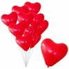 Kép 2/3 - Piros Szív Latex Lufi 60 cm