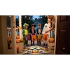 Kép 2/2 - Halloween lábtörlő – Happy Halloween, szellemes-tökös mintás