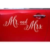Kép 2/3 - Autódekor Matrica „Mr. & Mrs.” – Esküvői Autómatrica Szélvédőre és Karosszériára