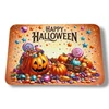 Kép 1/2 - Halloween lábtörlő – Happy Halloween, tök és cukorka mintás
