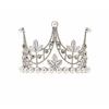 Kép 4/4 - Luxus ezüst gyöngyös korona – elegáns tiara hajdísz 7,5 cm