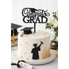 Kép 2/3 - Diplomás tortabeszúró – „Congrats GRAD” felirattal