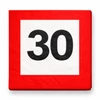 Kép 1/3 - 30-as sebesség korlátozós szalvéta,  20 db