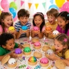 Kép 2/5 - Squishy Bao Bun meglepetés gőzgombóc – nyomkodható stresszoldó játék, többféle színben