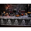 Kép 2/2 - Kísértetjárta temető Halloween  asztalterítő – Koponyás, szellemes
