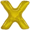 Kép 1/2 - Fólia lufi "X" betű arany, 86 CM