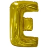 Kép 1/2 - Fólia lufi "E" betű arany  86 CM