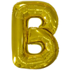 Kép 1/2 - Fólia lufi "B" betű,arany , 86 cm