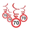 Kép 1/3 - Sebességkorlátozó függő dekoráció, 70- es, 6 db