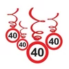 Kép 1/2 - Sebességkorlátozó függő dekoráció, 40- es 6 db