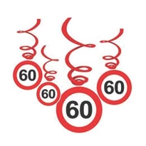 60-s sebességkorlátozó függő dekoráció , 6 db