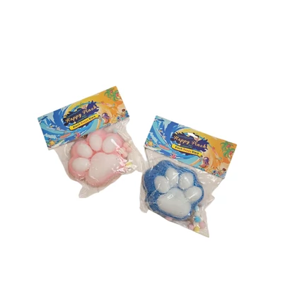 Squishi antistress játék, lassú visszapattanás, mancs minta