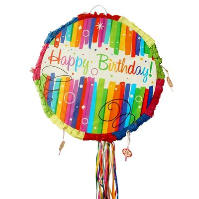 Pinata Happy Birthday, 44 cm- papír 