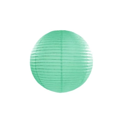 Menta zöld papír lampion, 30 cm