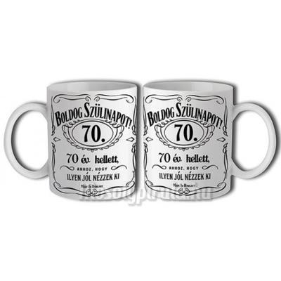 Boldog Szülinapot! bögre 70. ,3 dl