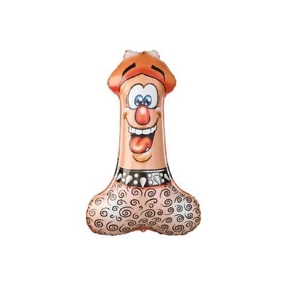 Pénisz fólia lufi, 80 cm