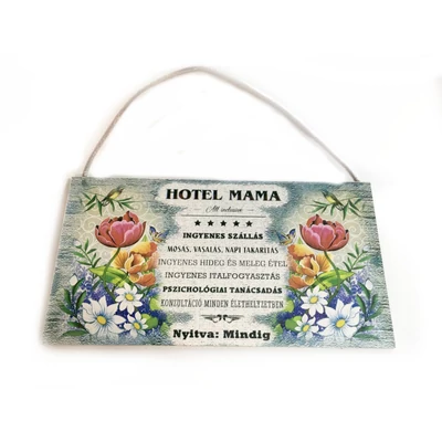 Hotel mama feliratos  fa tábla