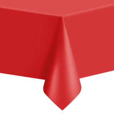 Piros asztalterítő, 274 cm