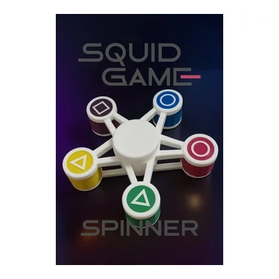 Gonggi Spinner – Squid Game Inspirált Kézügyességi és Pörgethető Játék