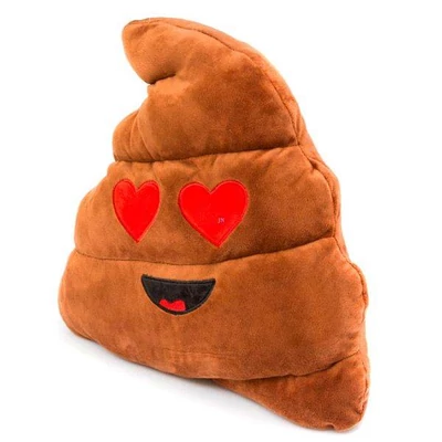 Kaki párna szív szemmel