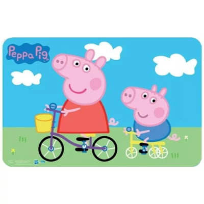 Peppa malacos tányéralátét