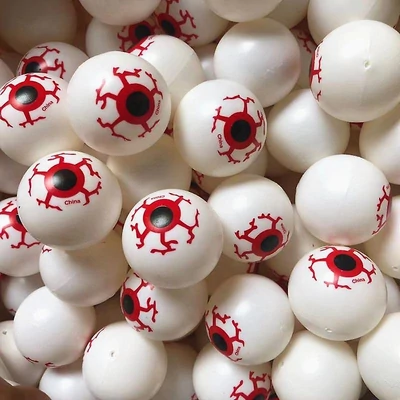 Szemgolyó dekoráció Halloweenre, 1 db