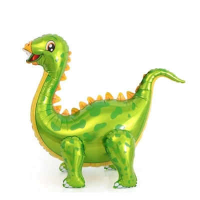  3D dinó fólia lufi- zöld