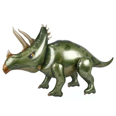 3D dinó fólia lufi,  triceratops