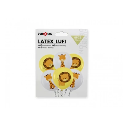 Safaris latex lufi szett, 6 db