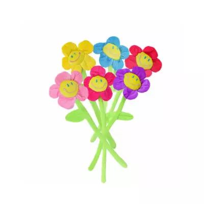 Plüss virág, 30 cm vegyes szín